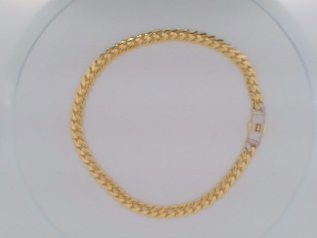10k Yellow Gold Unisex Cadena Monaco 20.3g