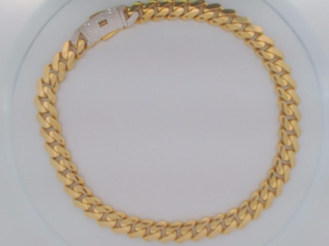 10k Yellow Gold Unisex Cadena Monaco 50.6g