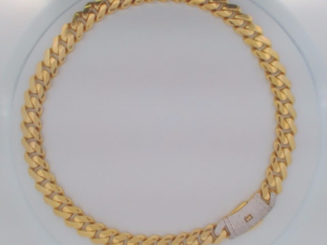 10k Yellow Gold Unisex Cadena Monaco 51.8g