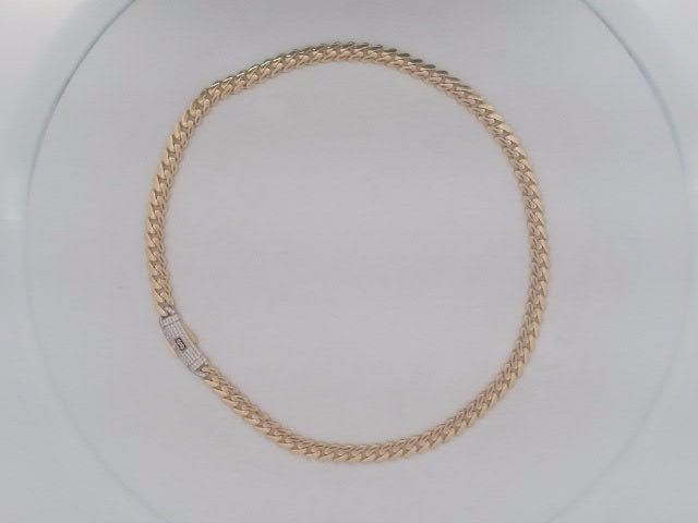 10k Yellow Gold Unisex Cadena Monaco 12.5g
