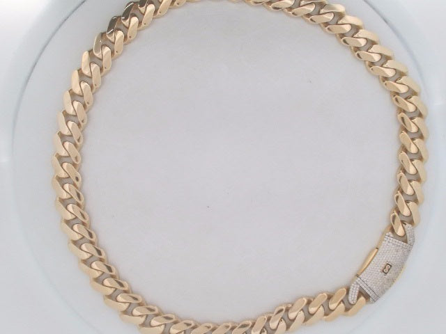 10k Yellow Gold Unisex Cadena Monaco 52.6g