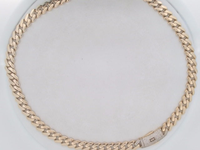10k Yellow Gold Unisex Cadena Monaco 37.2g