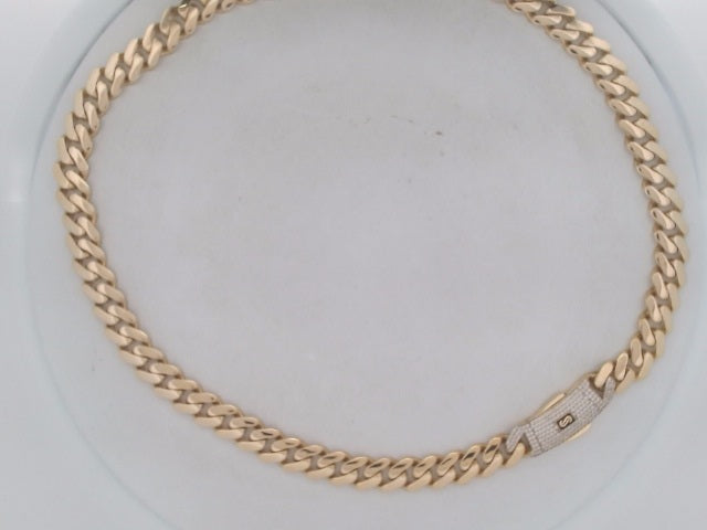 10k Yellow Gold Unisex Cadena Monaco 35.6g