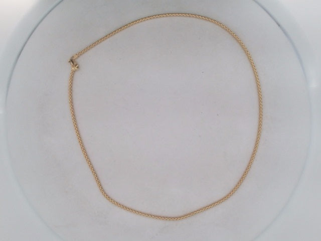 10k Yellow Gold Cadena Cola De Raton 6g