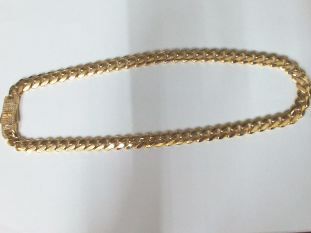10k Yellow Gold Cadena Romani 30.7g