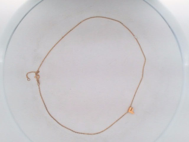 10k Yellow Gold Cadena Variada Fina 1.6g