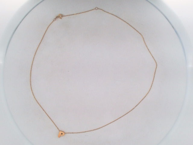10k Yellow Gold Cadena Variada Fina 1.2g