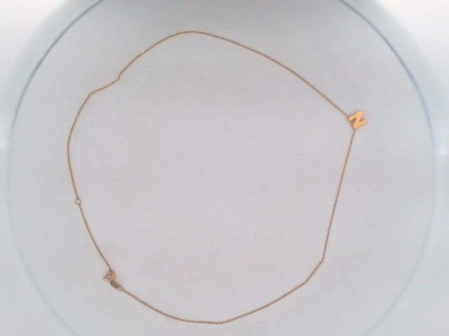10k Yellow Gold Cadena Variada Fina 1.6g