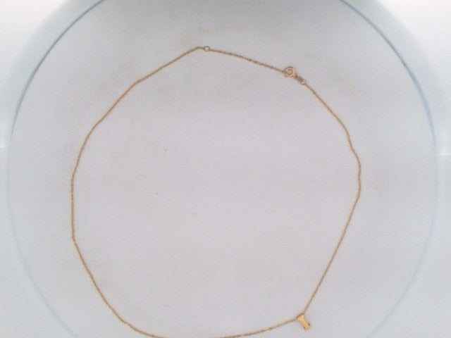 10k Yellow Gold Cadena Variada Fina 1.6g