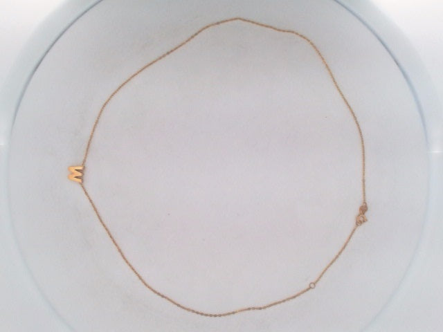 10k Yellow Gold Cadena Variada Fina 1.6g