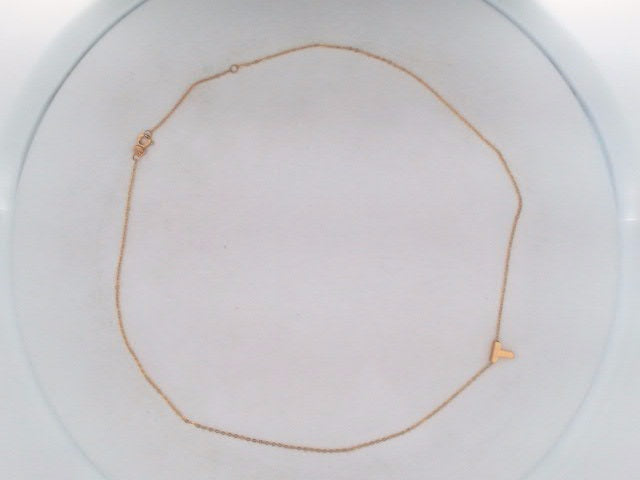 10k Yellow Gold Cadena Variada Fina 1.6g