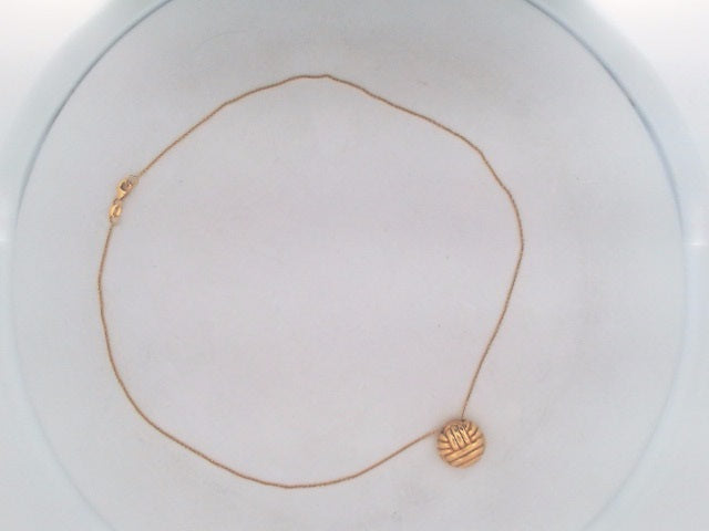 10k Yellow Gold Cadena Variada Fina 2.4g