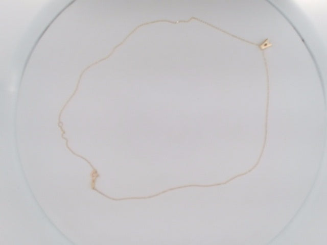 10k Yellow Gold Cadena Variada Fina 1.3g