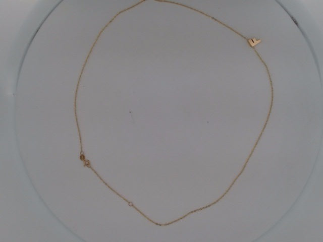 10k Yellow Gold Cadena Variada Fina 1.4g