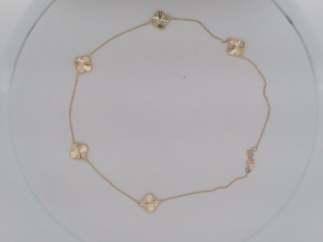 10k Yellow Gold Cadena Variada Fina 7.7g