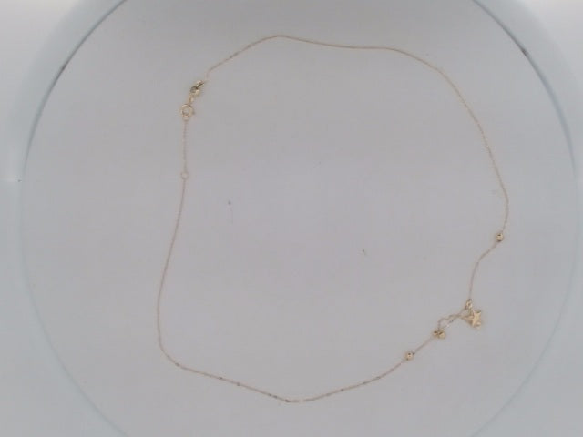 10k Yellow Gold Cadena Variada Fina 1.1g