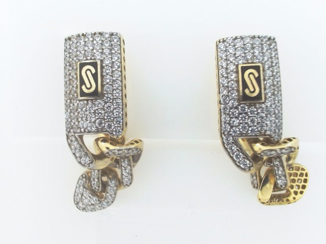 10k Yellow Gold Aretes 5.8g
