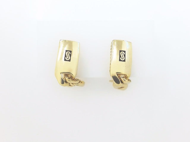10k Yellow Gold Aretes 4.8g