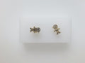 10k Yellow Gold Aretes 1.1g