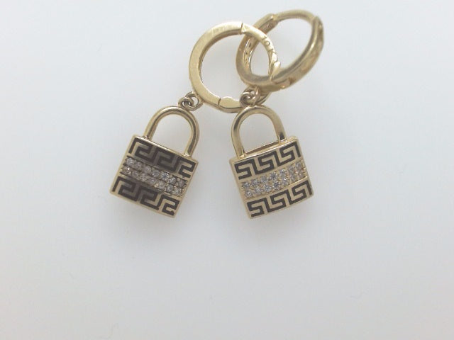 10k Yellow Gold Aretes 4.5g