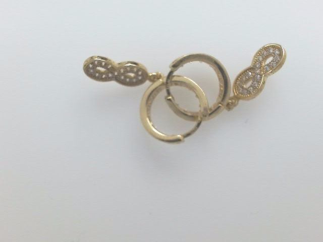 10k Yellow Gold Aretes 2.7g