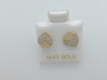10k Yellow Gold Aretes 0.8g
