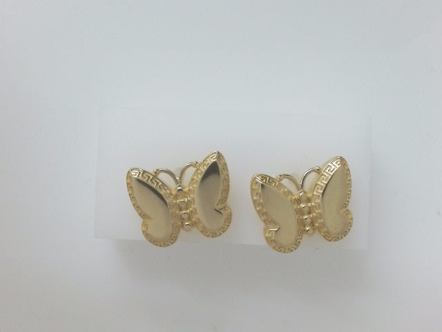10k Yellow Gold Aretes 4.6g