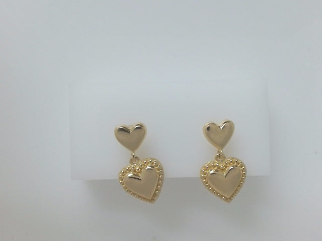 10k Yellow Gold Aretes 3.7g