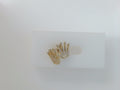 10k Yellow Gold Aretes 2.1g