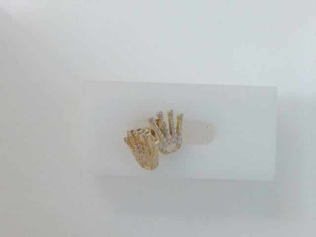 10k Yellow Gold Aretes 2.1g
