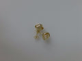 10k Yellow Gold Aretes 1.9g