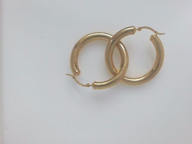10k Yellow Gold Argollas 5.8g