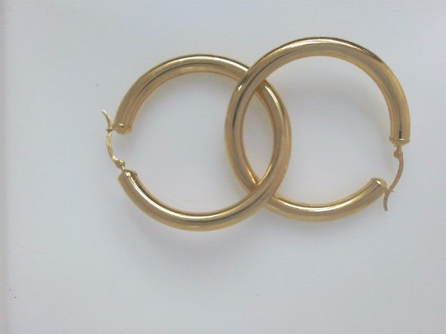 10k Yellow Gold Argollas 7.4g