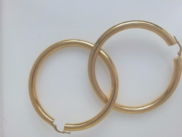 10k Yellow Gold Argollas 8.4g