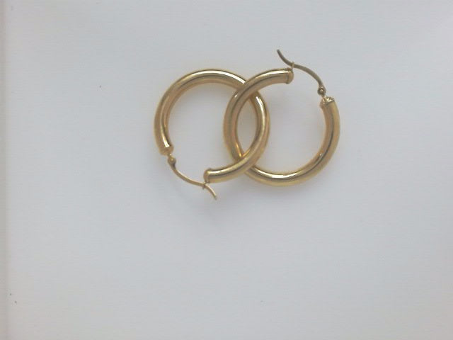 10k Yellow Gold Argollas 3.3g