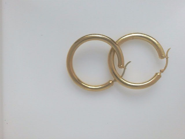 10k Yellow Gold Argollas 4g