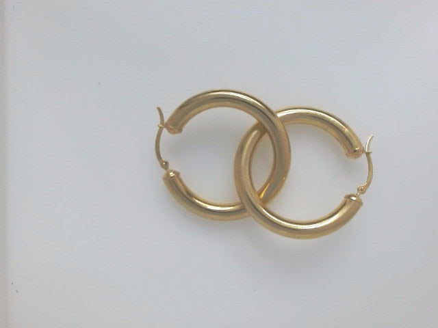 10k Yellow Gold Argollas 5.7g