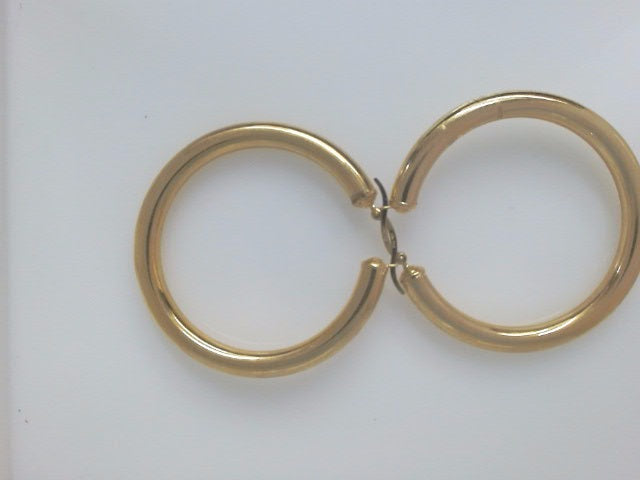 10k Yellow Gold Argollas 7.3g
