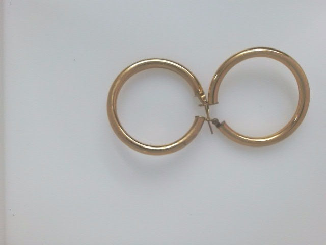 10k Yellow Gold Argollas 3.7g