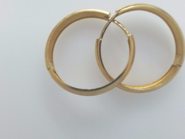 10k Yellow Gold Argollas 5.3g