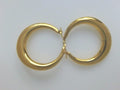 10k Yellow Gold Argollas 7.3g