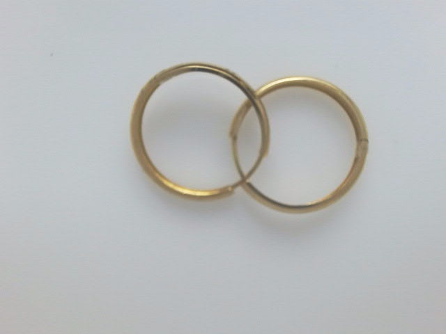 10k Yellow Gold Argollas 5.3g