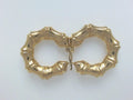 10k Yellow Gold Argollas 6.2g