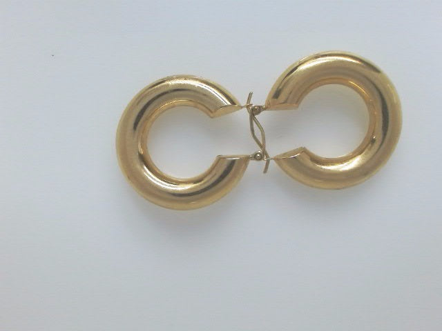 10k Yellow Gold Argollas 4g