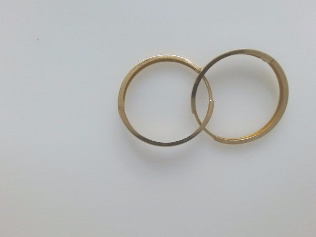 10k Yellow Gold Argollas 4.8g