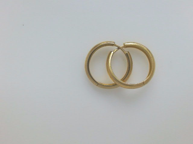 10k Yellow Gold Argollas 4.3g