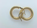 10k Yellow Gold Argollas 2.3g