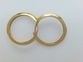 10k Yellow Gold Argollas 3.2g