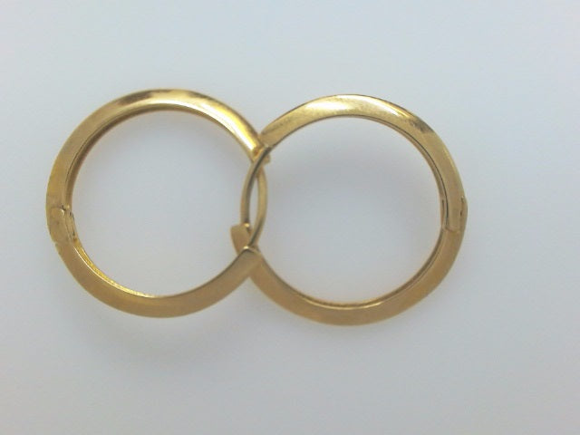 10k Yellow Gold Argollas 3.2g