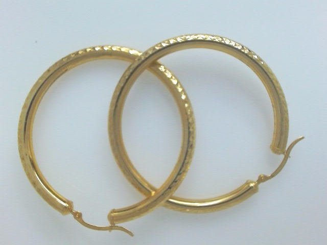10k Yellow Gold Argollas 4.6g